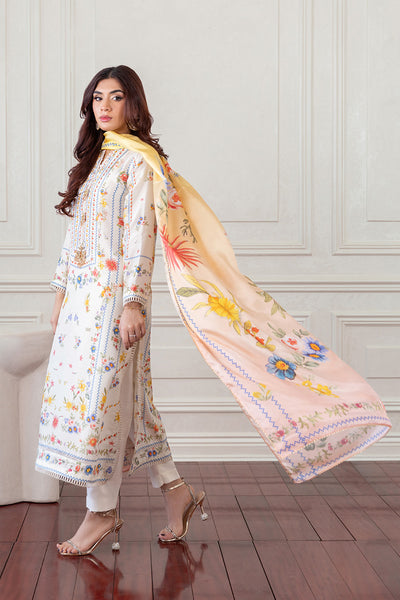 Mina Hasan | Eid ul Adha 26 | Long Vintage - by Libasekhas - Registered Vendor of : Mina Hasan - 100% Original Designer Dress