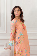 Mina Hasan | Eid ul Adha 26 | Coral Floral - by Libasekhas - Registered Vendor of : Mina Hasan - 100% Original Designer Dress