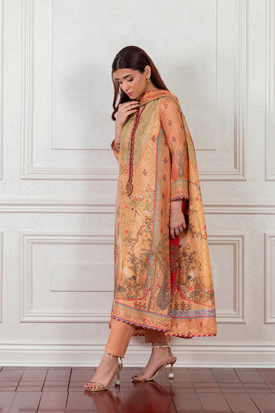 Mina Hasan | Eid ul Adha 26 | Mughal Chinoiserie - by Libasekhas - Registered Vendor of : Mina Hasan - 100% Original Designer Dress