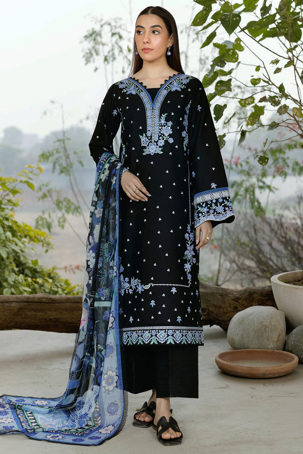 Farasha | Summer Weaves Embroidered Lawn | Ashen Light - by - Libasekhas UK - Registered Vendor of : Farasha - 100% Original Designer Dresss