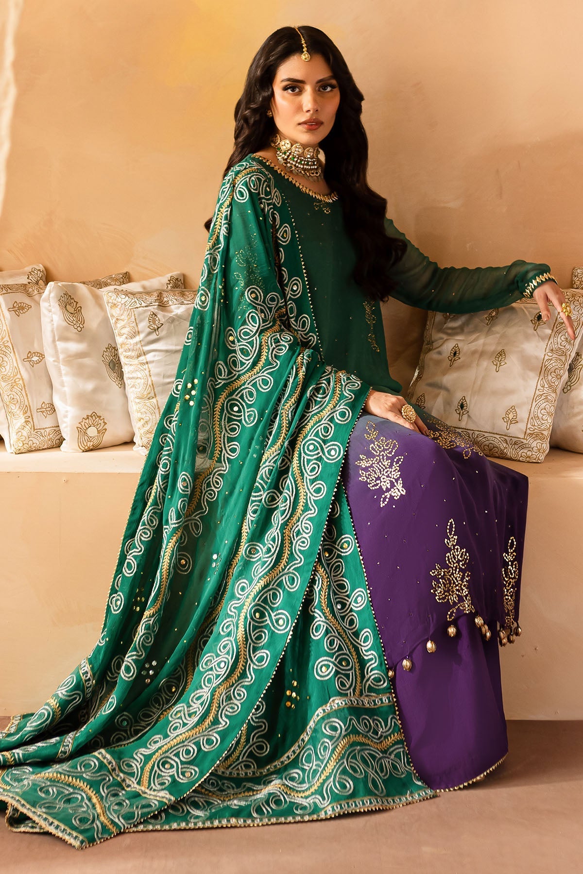 Nureh | Mukeshkari Formals | MK-01 - by - Libasekhas UK - Registered Vendor of : Nureh - 100% Original Designer Dresss