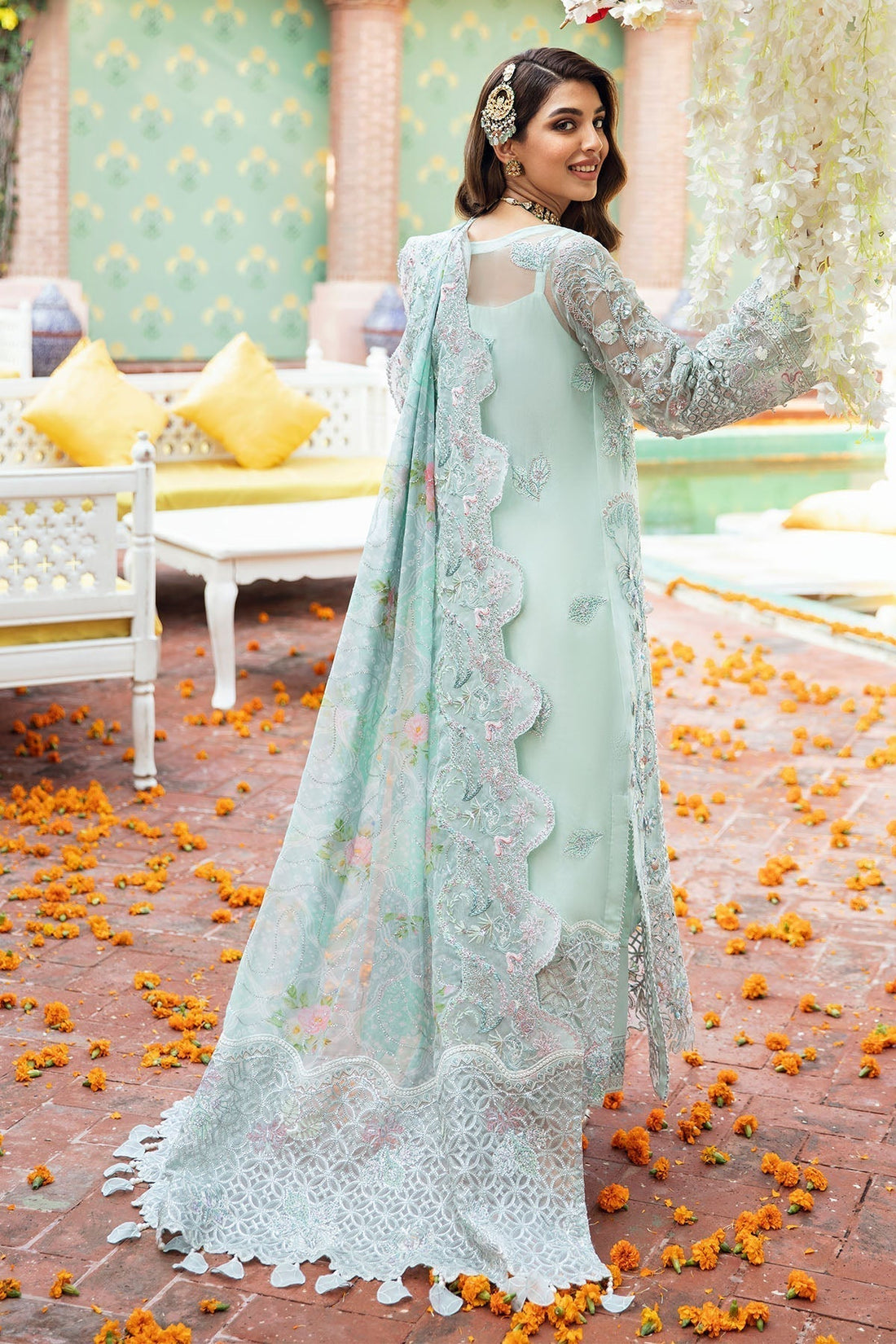 Nureh | Jhoomro Wedding Formals |NL-55 - REENA - by - Libasekhas UK - Registered Vendor of : Nureh - 100% Original Designer Dresss