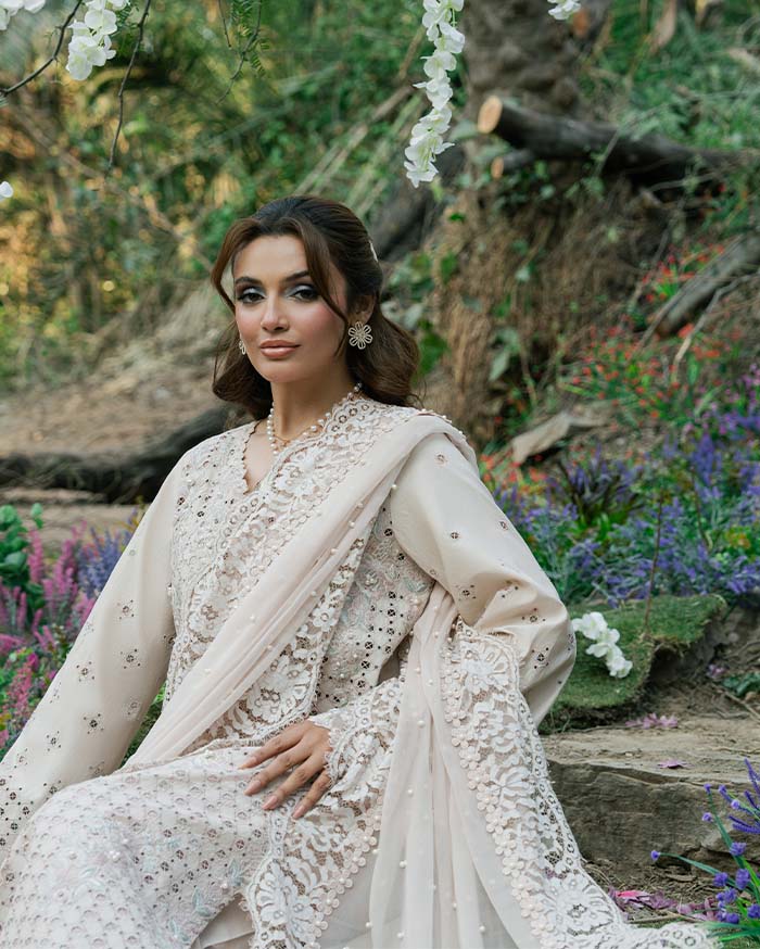 Zevk | Flora Festive Lawn | ASEEL - by - Libasekhas UK - Registered Vendor of : Zevk - 100% Original Designer Dresss