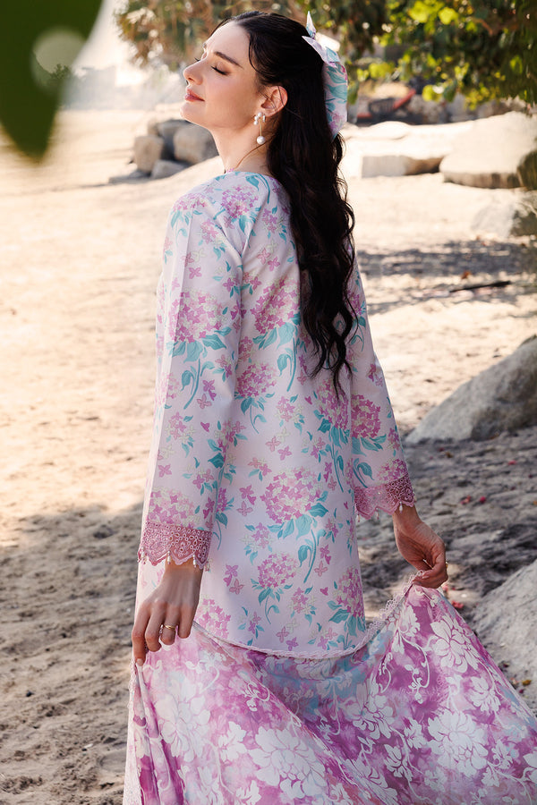 Farasha | Printed Essentials | Blossom Mist - by - Libasekhas UK - Registered Vendor of : Farasha - 100% Original Designer Dresss