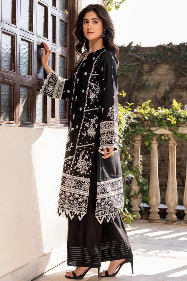 Farasha | Summer Weaves Embroidered Lawn | Midnight Glow - by - Libasekhas UK - Registered Vendor of : Farasha - 100% Original Designer Dresss