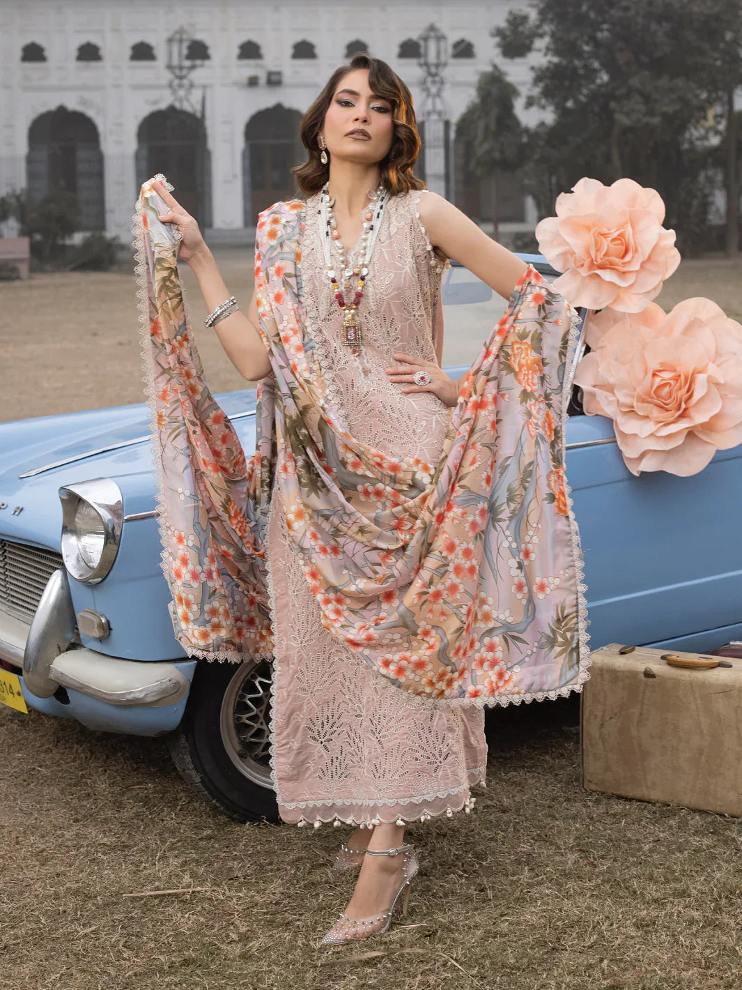 Faiza Faisal | Maya Luxury Lawn | Amirah - by - Libasekhas UK - Registered Vendor of : Faiza Faisal - 100% Original Designer Dresss
