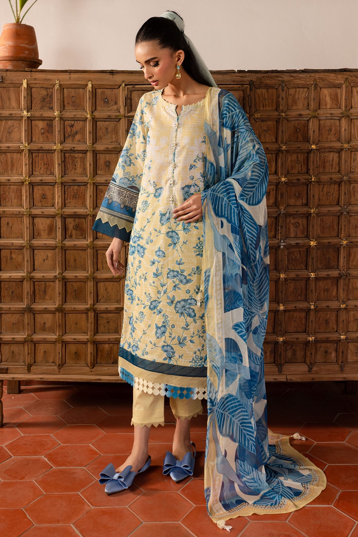 Nureh | Printed lawn 25 | SP-136 - by - Libasekhas UK - Registered Vendor of : Nureh - 100% Original Designer Dresss
