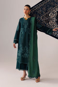 Qalamkar | Q Line Linen 26 | QLW-09 ROMA - by Libasekhas UK - Registered Vendor of : Qalamkar - 100% Original Designer Dress