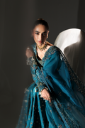Emaan Adeel | Serein Luxe Silk | MOONLIT NIGHT - by Libasekhas UK - Registered Vendor of : Emaan Adeel - 100% Original Designer Dress