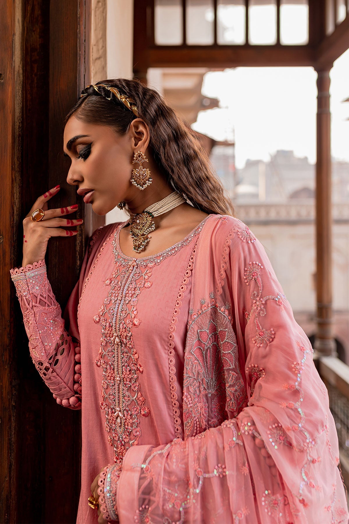 Nureh | Lawn Jacquard | NS-76 - by - Libasekhas UK - Registered Vendor of : Nureh - 100% Original Designer Dresss