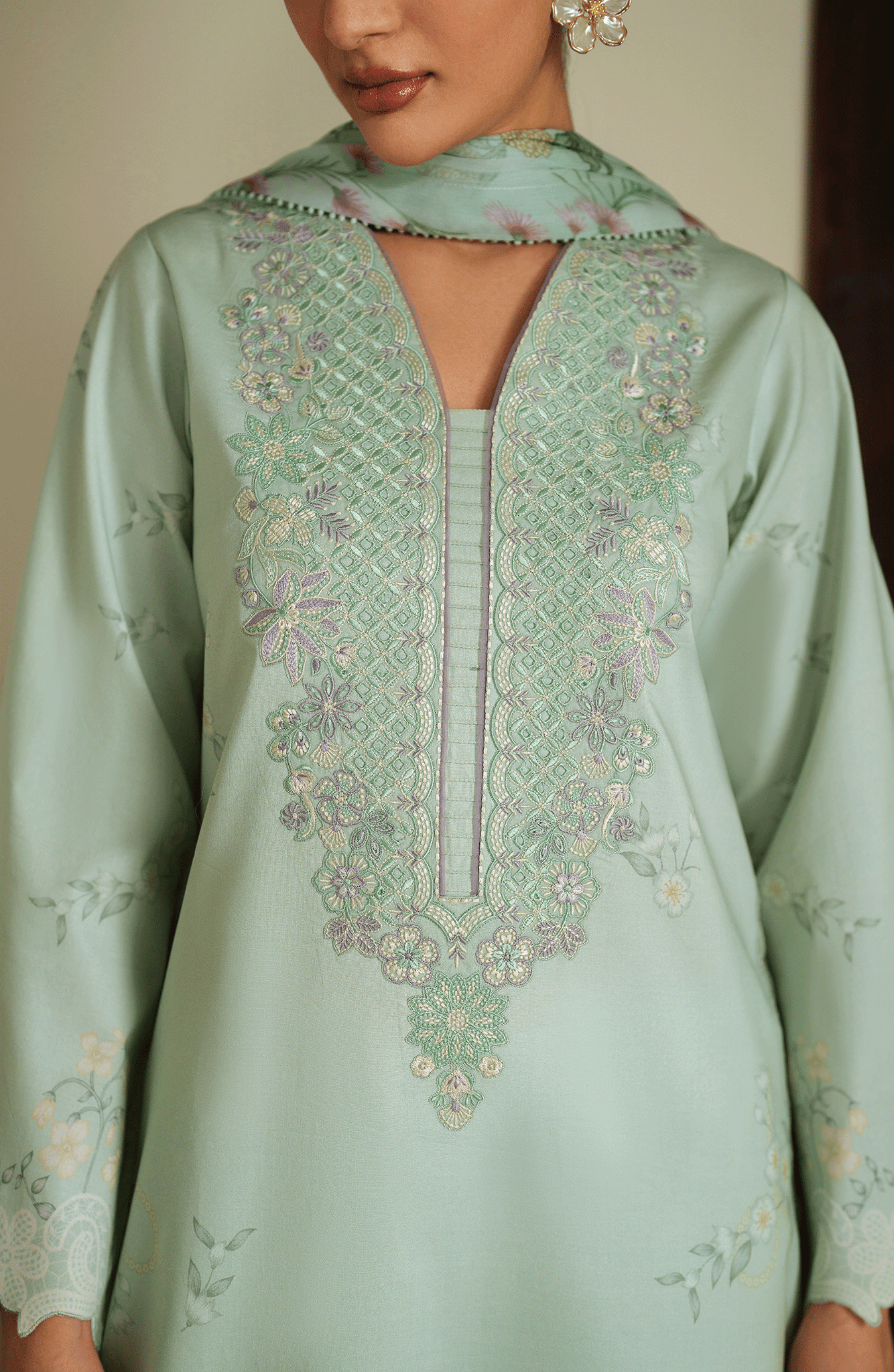 Seran | Ilara Cambric | SERENE - by Libasekhas UK - Registered Vendor of : Seran - 100% Original Designer Dress