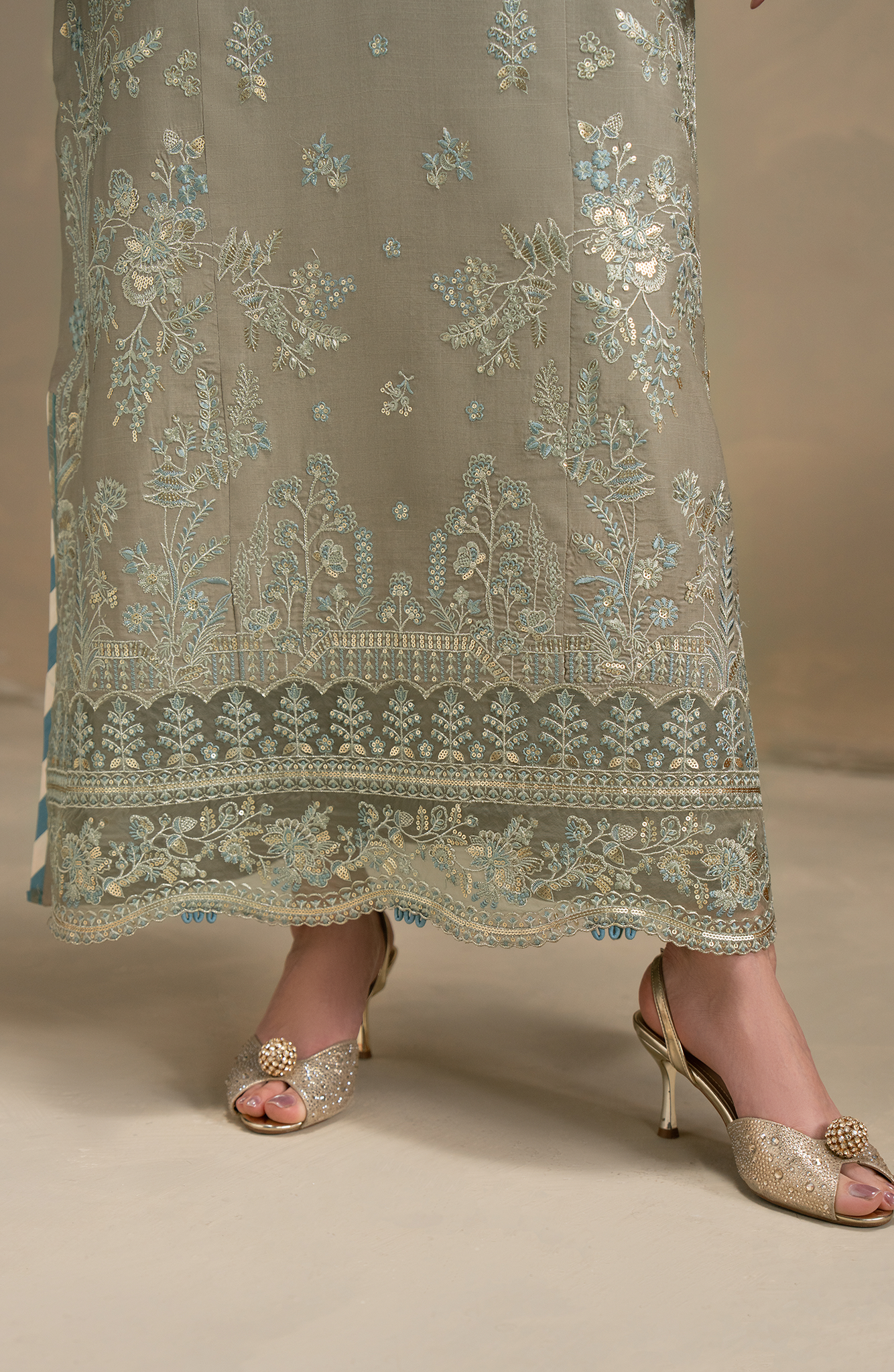 Seran | Lumiere RTW Eid 26 | Dune - by Libasekhas UK - Registered Vendor of : Seran - 100% Original Designer Dress