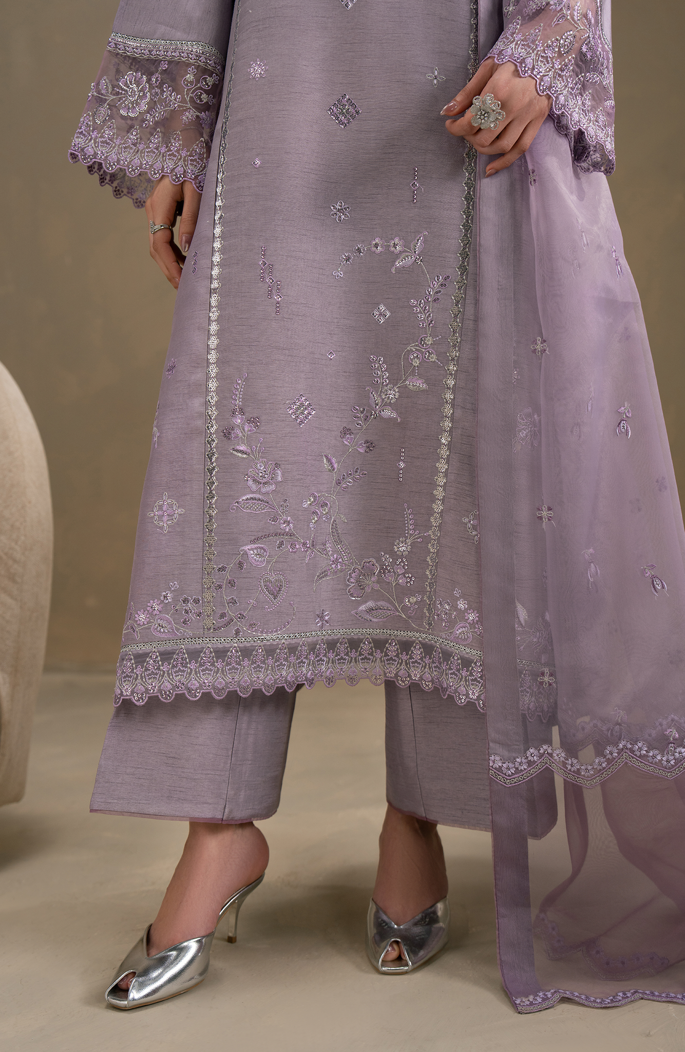 Seran | Lumiere RTW Eid 26 | Lila - by Libasekhas UK - Registered Vendor of : Seran - 100% Original Designer Dress