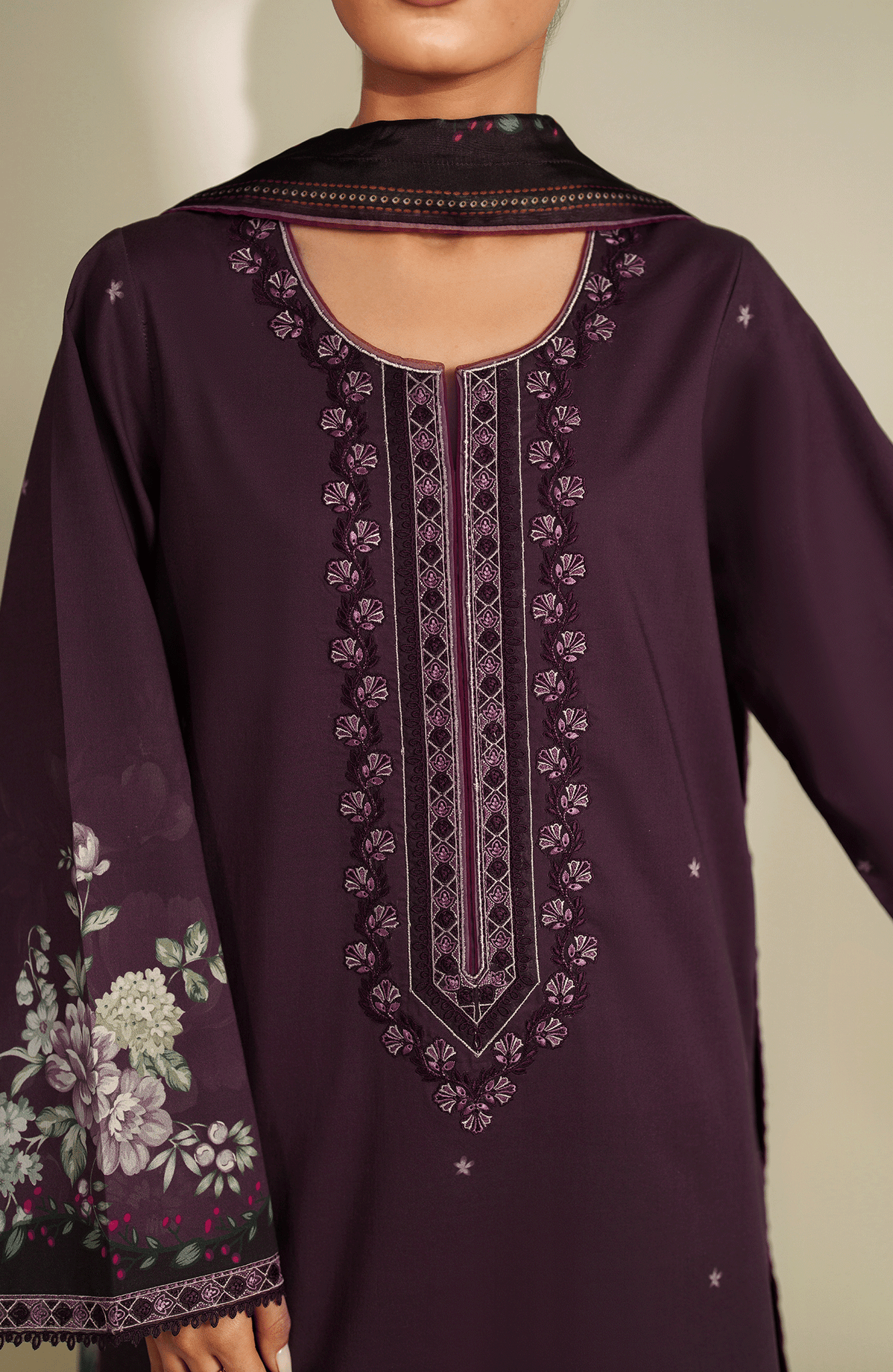 Seran | Ilara Cambric | PLUMORA - by Libasekhas UK - Registered Vendor of : Seran - 100% Original Designer Dress