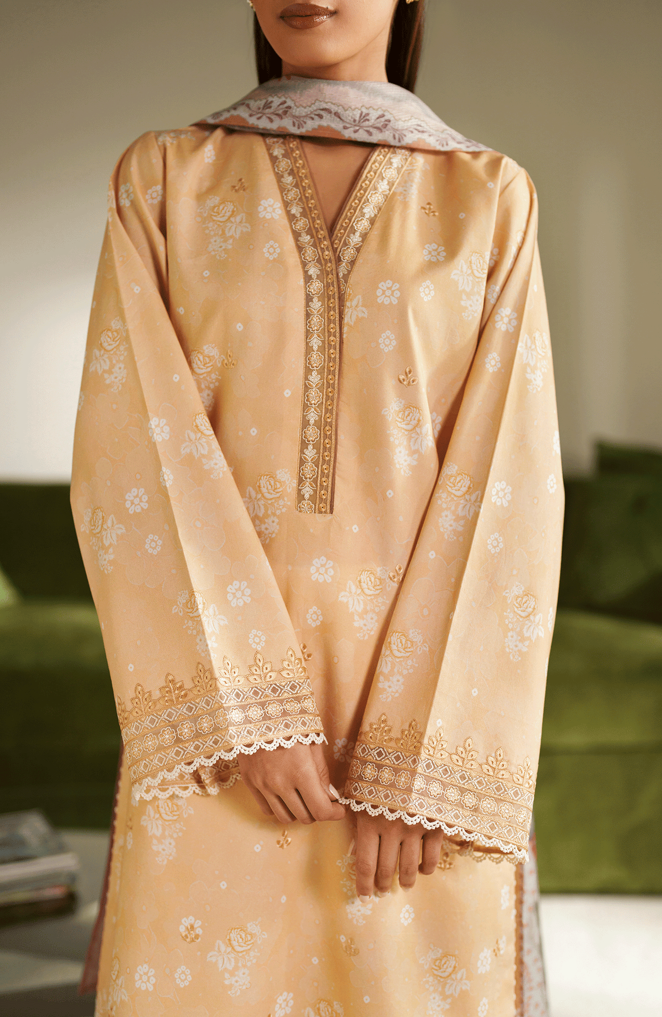 Seran | Ilara Cambric | SOLARIA - by Libasekhas UK - Registered Vendor of : Seran - 100% Original Designer Dress