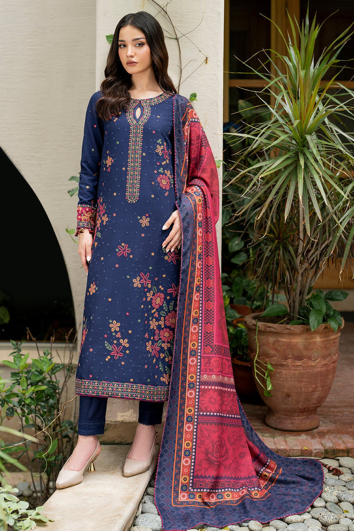 Jazmin | Winter Edition 24 | KHADDAR UW-0051 - by - Libasekhas UK - Registered Vendor of : Jazmin - 100% Original Designer Dresss