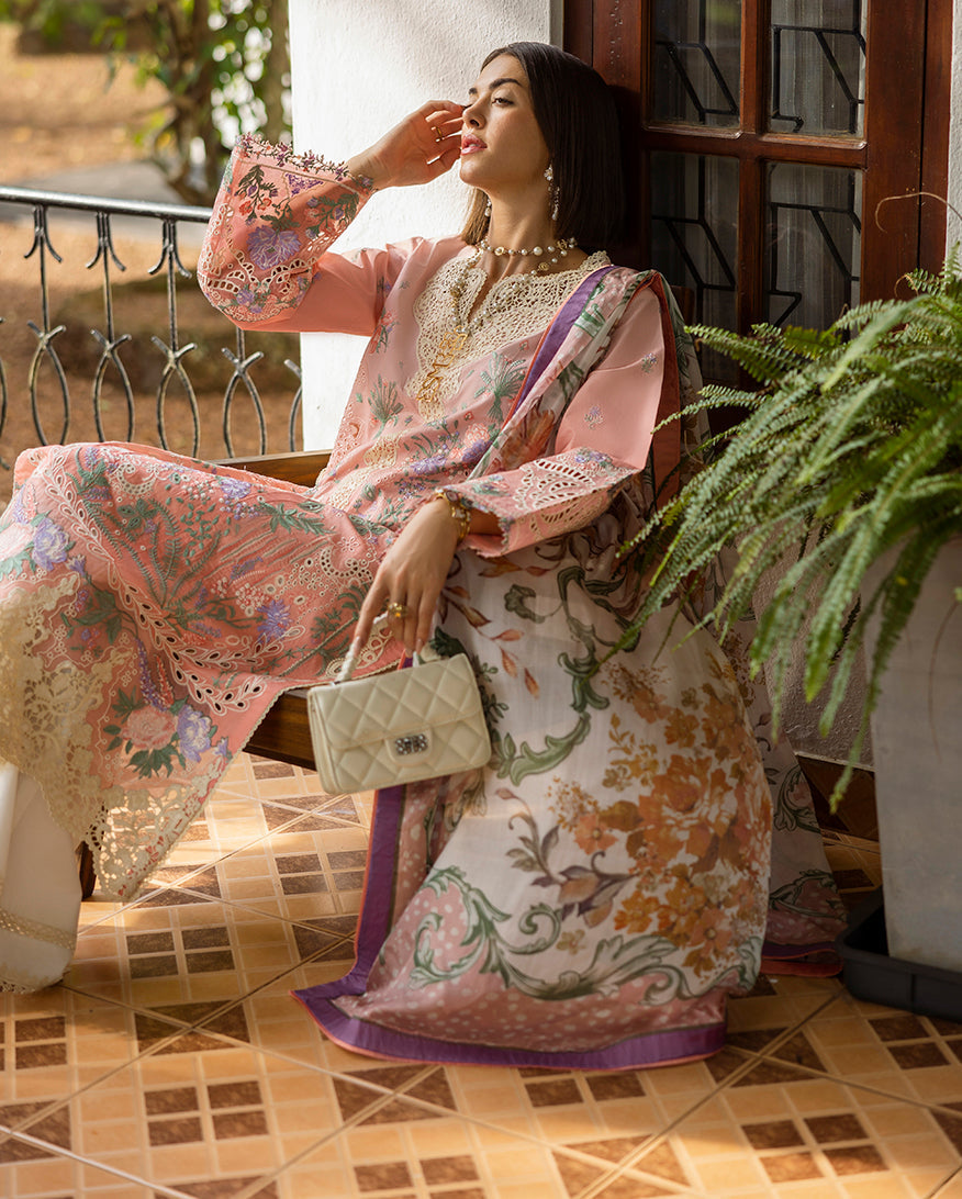 Esmel | Mon Tresor Luxe Lawn 26 | Coup De Foudre - by Libasekhas UK - Registered Vendor of : Esmel - 100% Original Designer Dress