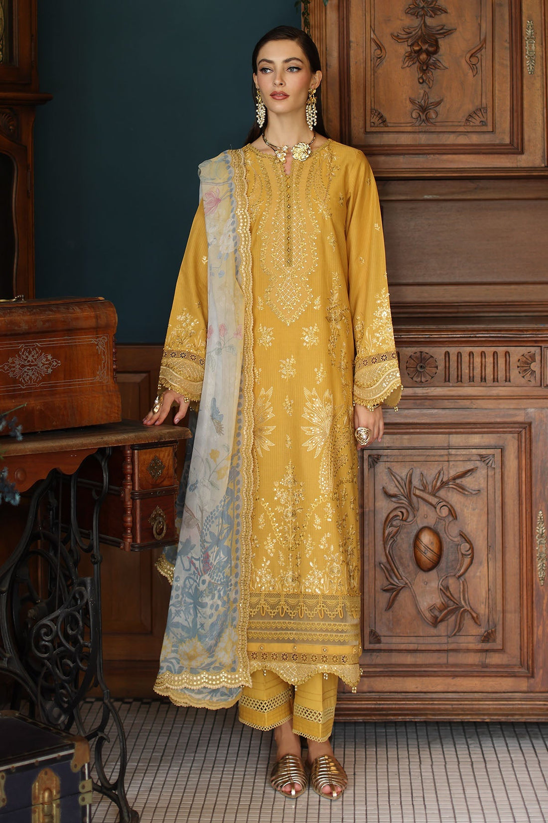 Nureh | Maya Lawn | NS-155 - by - Libasekhas UK - Registered Vendor of : Nureh - 100% Original Designer Dresss