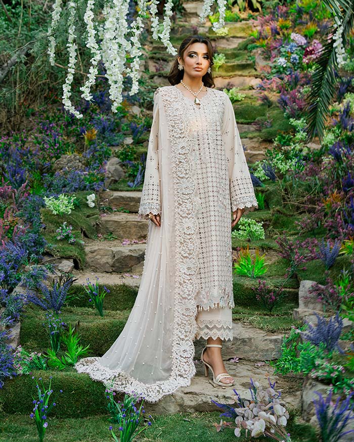 Zevk | Flora Festive Lawn | ASEEL - by - Libasekhas UK - Registered Vendor of : Zevk - 100% Original Designer Dresss