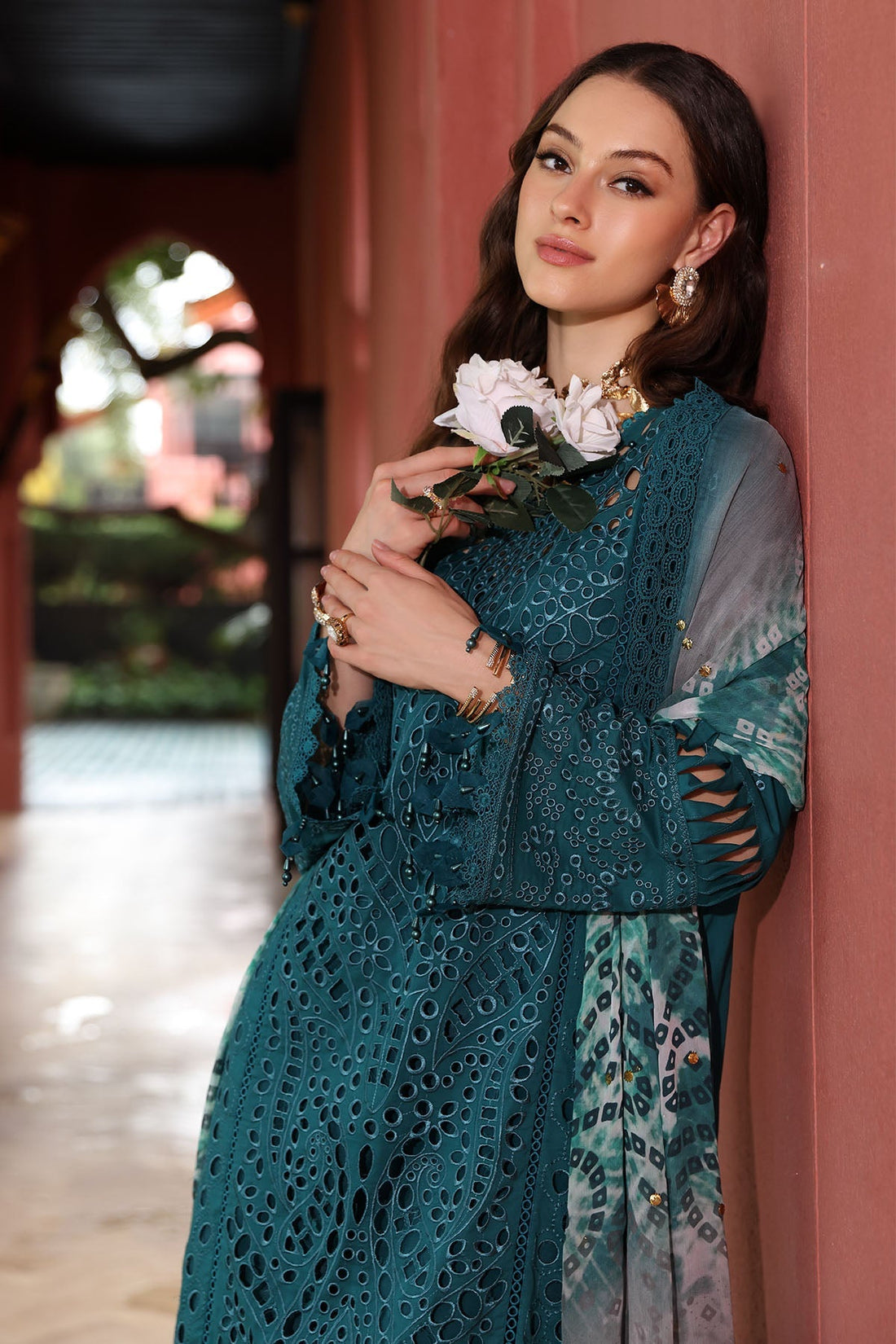 Nureh | Bazaar Lawn 25 | NE-107 - by - Libasekhas UK - Registered Vendor of : Nureh - 100% Original Designer Dresss