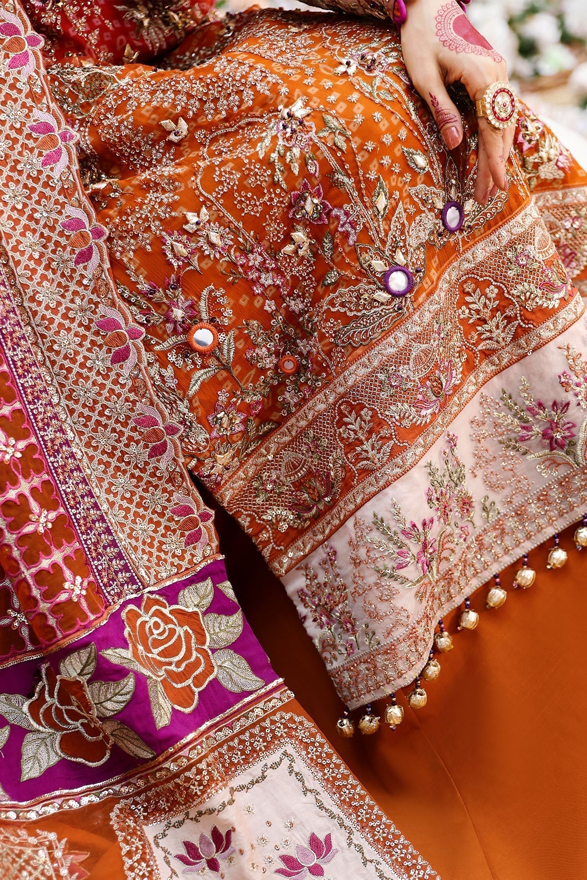 Nureh | Jhoomro Wedding Formals | NL-66 BANO - by - Libasekhas UK - Registered Vendor of : Nureh - 100% Original Designer Dresss
