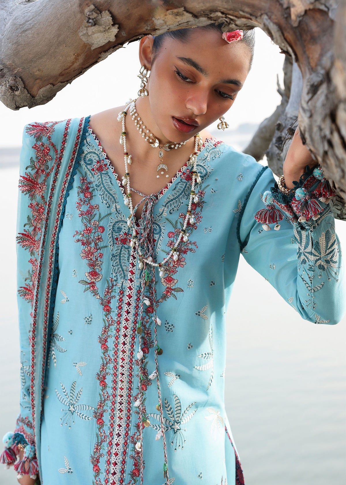 Hussain Rehar | Kalabagh Luxury Lawn 26 | Sepher - by Libasekhas UK - Registered Vendor of : Hussain Rehar - 100% Original Designer Dress