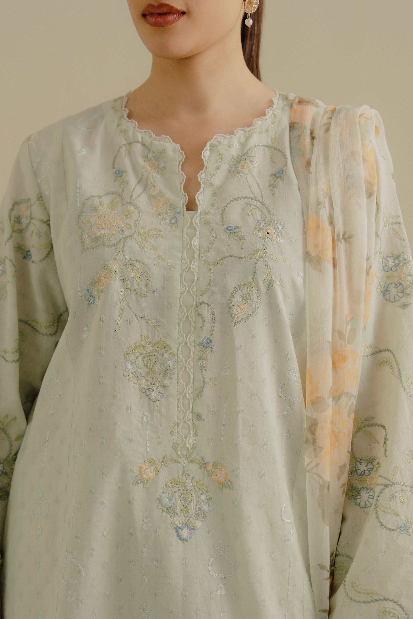 Zara Shahjahan | Coco Lawn 25 | Elva-1B - by - Libasekhas UK - Registered Vendor of : Hoorain Designer Wear - 100% Original Designer Dresss