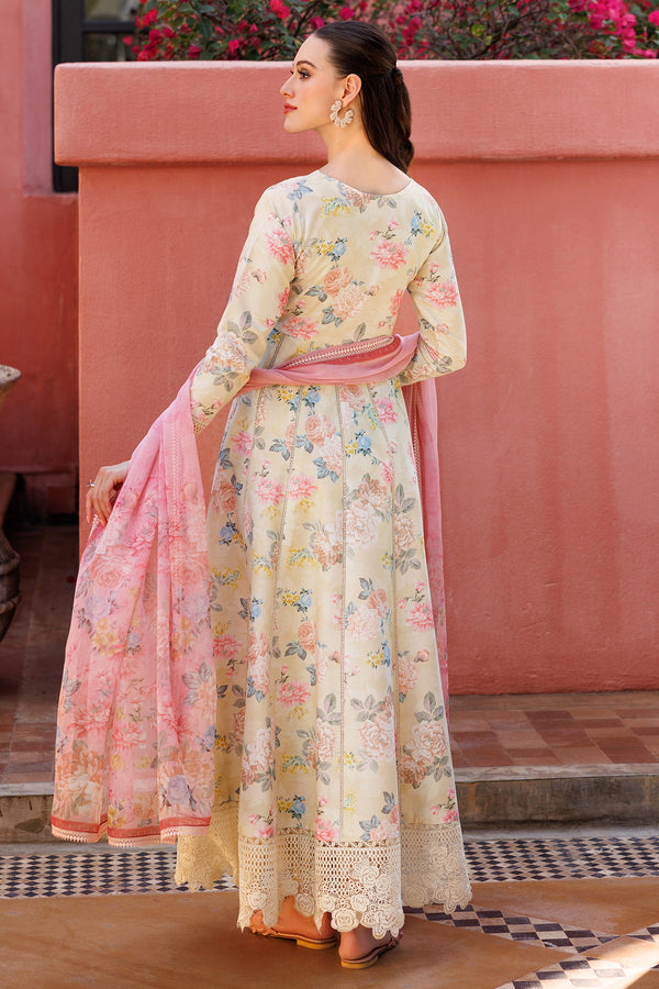 Farasha | Printed Essentials | Meadow Blush - by - Libasekhas UK - Registered Vendor of : Farasha - 100% Original Designer Dresss