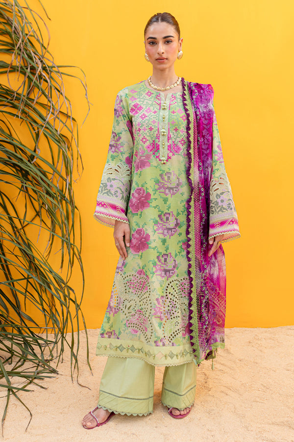 Nureh | Gardenia Lawn 24 | NS-139 A - by - Libasekhas UK - Registered Vendor of : Nureh - 100% Original Designer Dresss