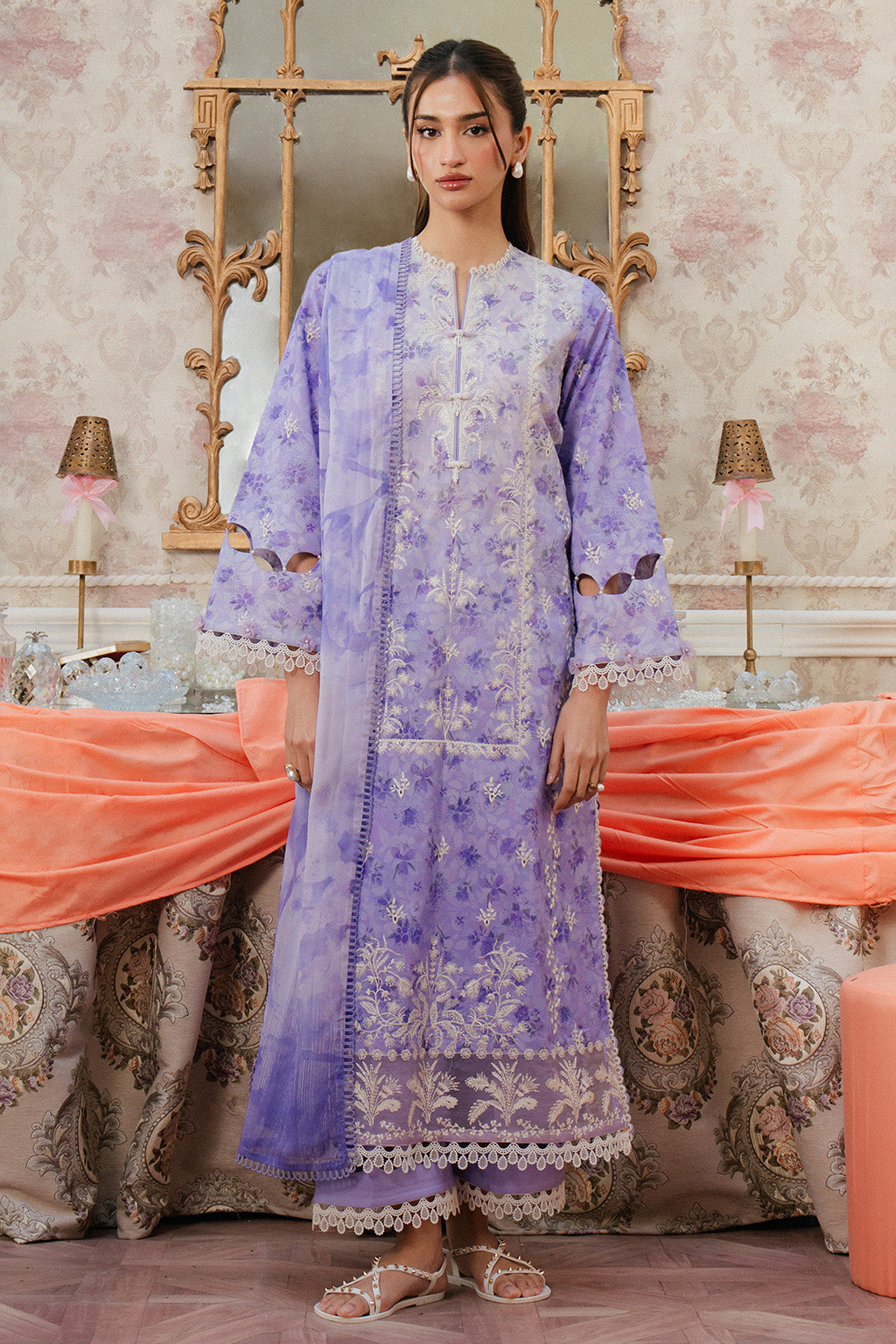 Ayzel | Armelia Printed Lawn 25 | Delilah - by - Libasekhas UK - Registered Vendor of : Ayzel - 100% Original Designer Dresss