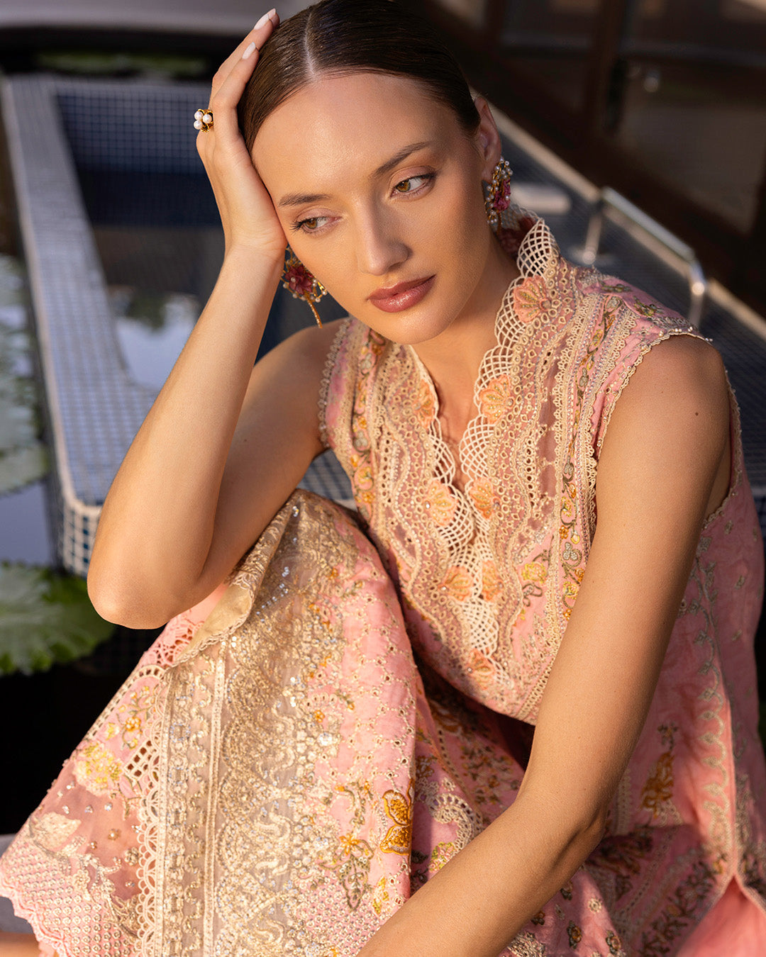 Faiza Saqlain | Zinnia Lawn 25 | Peony - by - Libasekhas UK - Registered Vendor of : Faiza Saqlain - 100% Original Designer Dresss