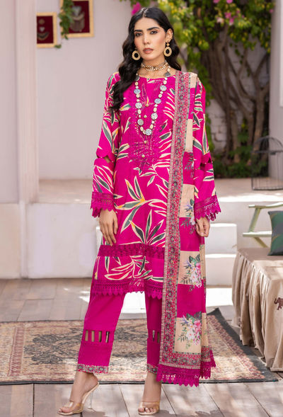 Humdum | Rang e Noor SS 24 | D02 - by - Libasekhas UK - Registered Vendor of : HumDum - 100% Original Designer Dresss