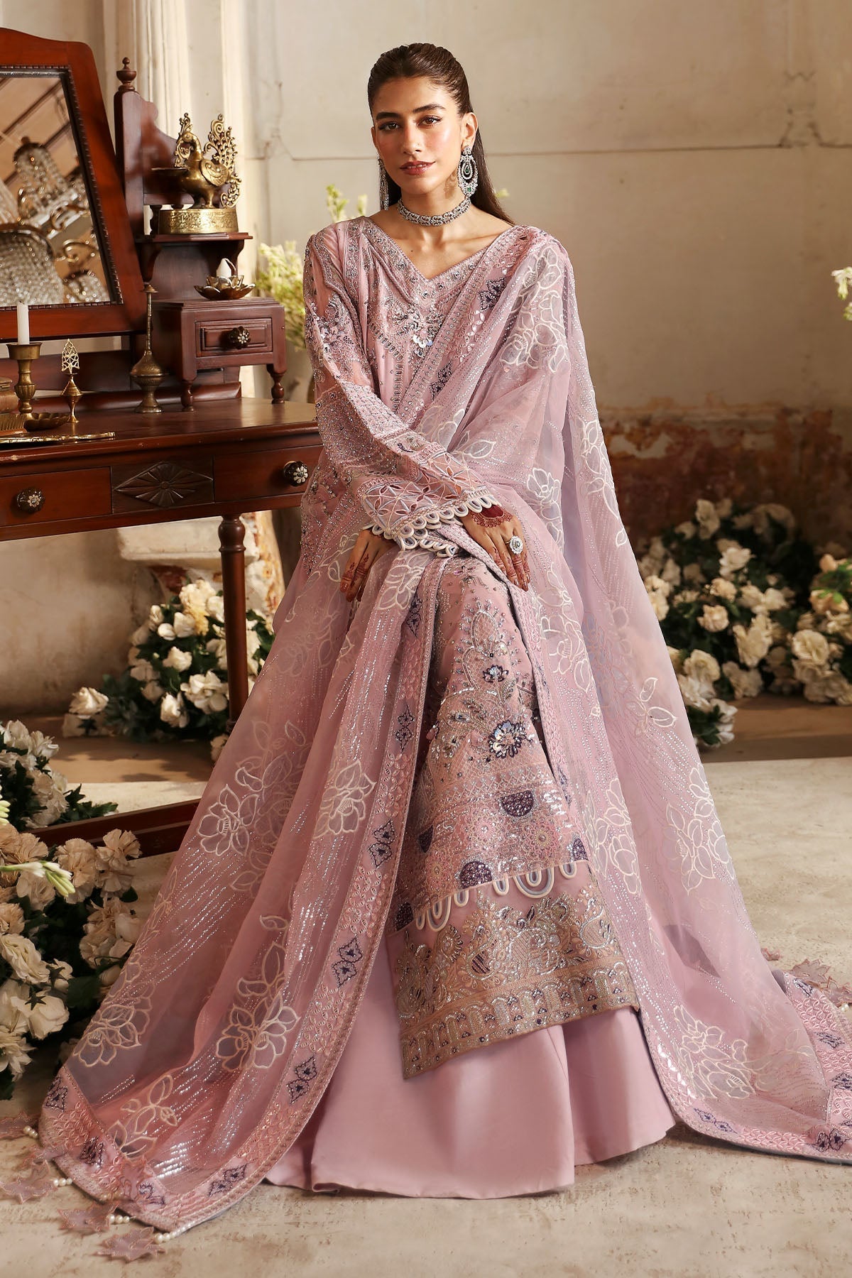 Nureh | Jhoomro Wedding Formals | NL-69 RANIA - by - Libasekhas UK - Registered Vendor of : Nureh - 100% Original Designer Dresss