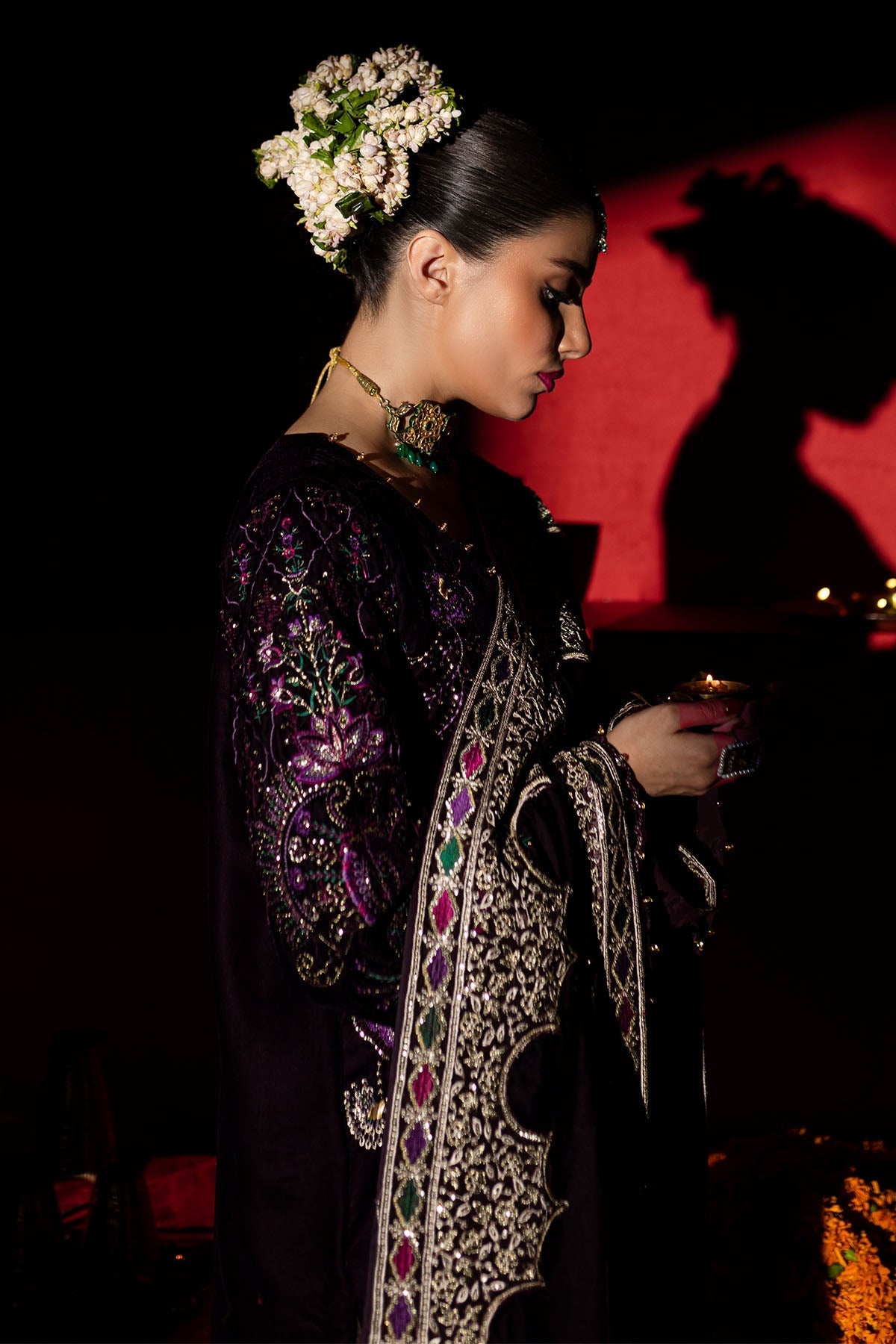 Nureh | Maya Velvet | NW-91 - by Libasekhas UK - Registered Vendor of : Nureh - 100% Original Designer Dress