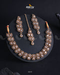 Elara Necklace - by - Libasekhas UK - Registered Vendor of : Zeesy - 100% Original Designer Dresss