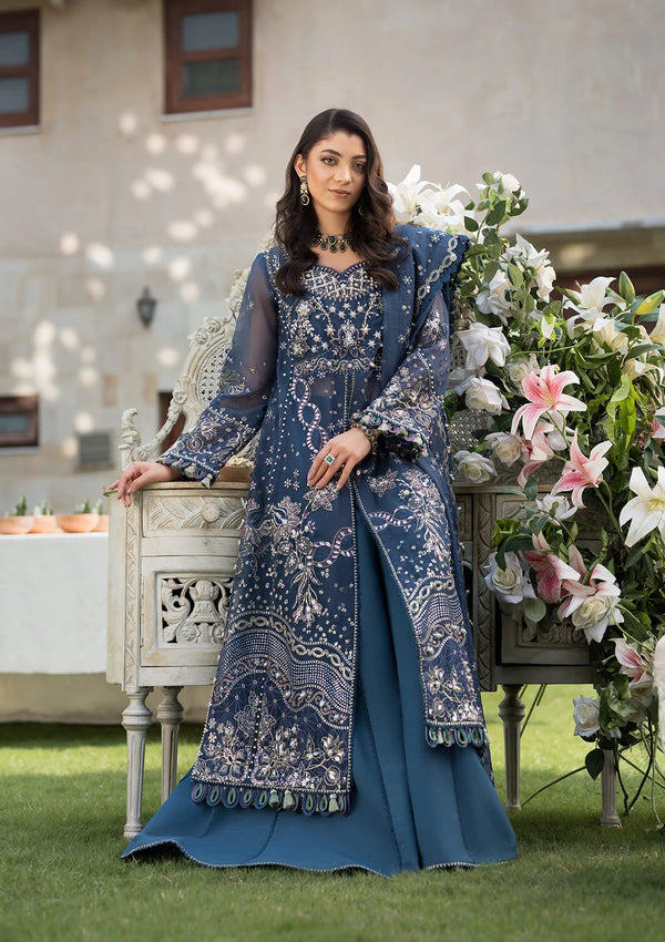 Elaf Premium | Formal Handwork Collection | EFH-04 FALAK - by - Libasekhas UK - Registered Vendor of : Elaf Premium - 100% Original Designer Dresss