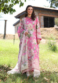 Elaf Premium | Prints Chikankari 24 | 03B PINK MUSE - by - Libasekhas UK - Registered Vendor of : Elaf Premium - 100% Original Designer Dresss