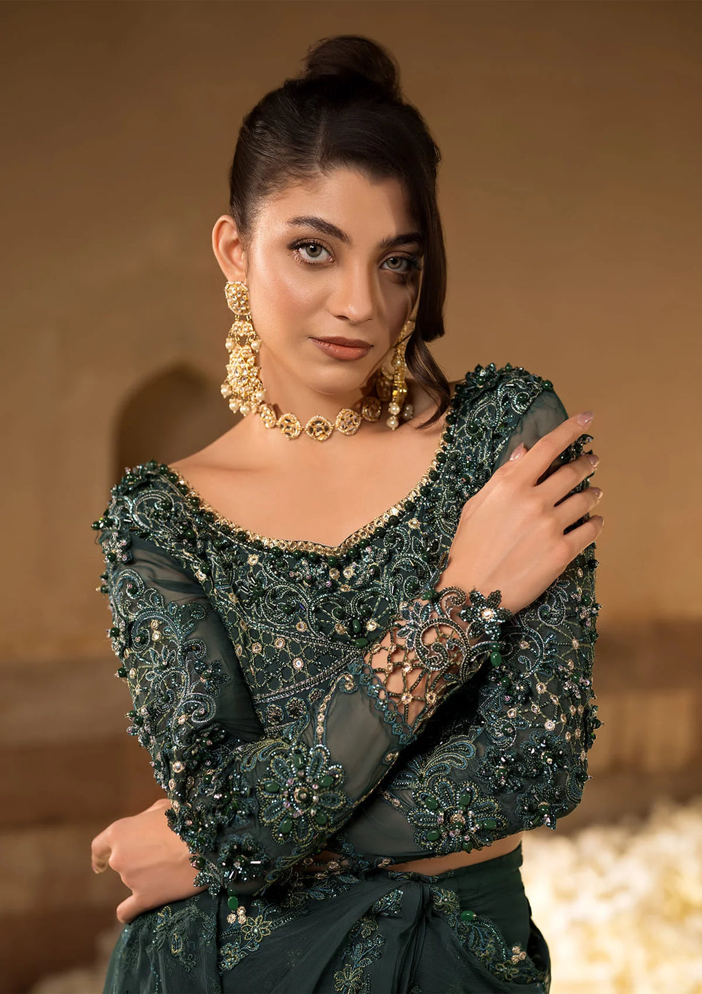 Elaf Premium | Formal Handwork Collection | EFH-01 JAHAN ARA - by - Libasekhas UK - Registered Vendor of : Elaf Premium - 100% Original Designer Dresss