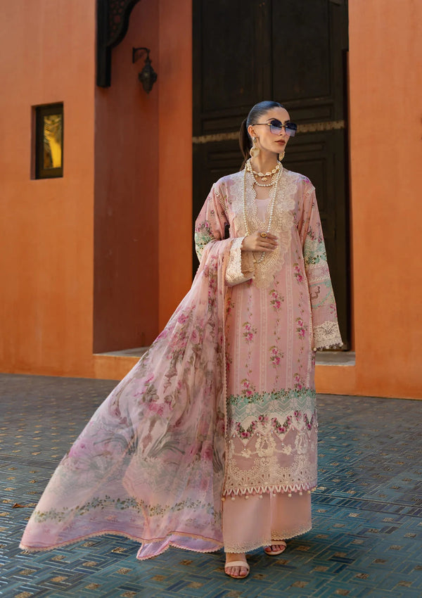Elaf Premium | Signature 25 | ETS-01B PINK PETAL - by - Libasekhas UK - Registered Vendor of : Elaf Premium - 100% Original Designer Dresss