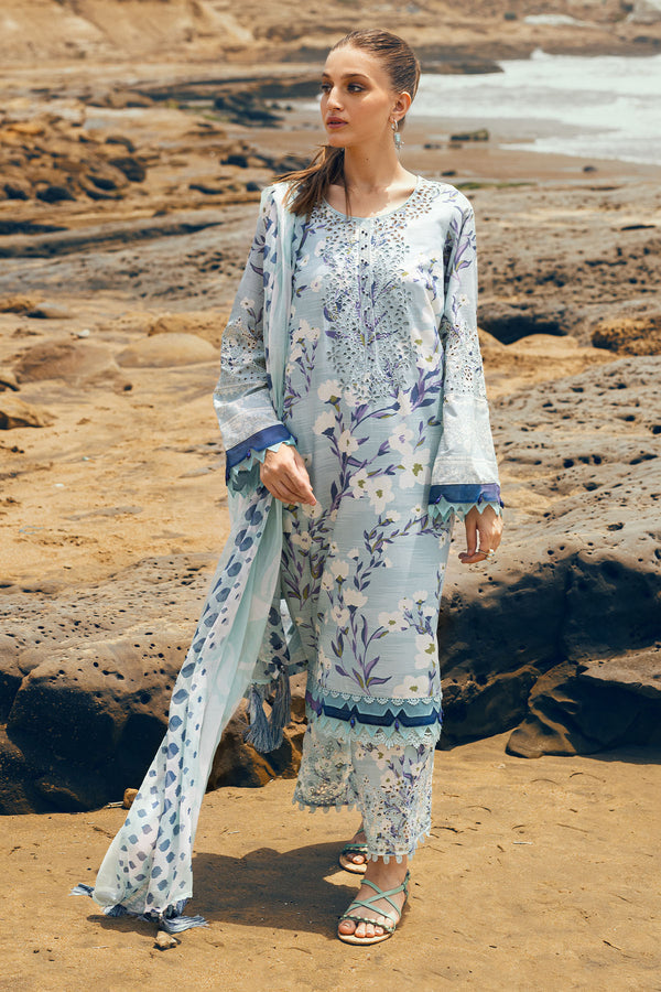 Nureh | Gardenia Lawn 24 | N-08 - by - Libasekhas UK - Registered Vendor of : Nureh - 100% Original Designer Dresss