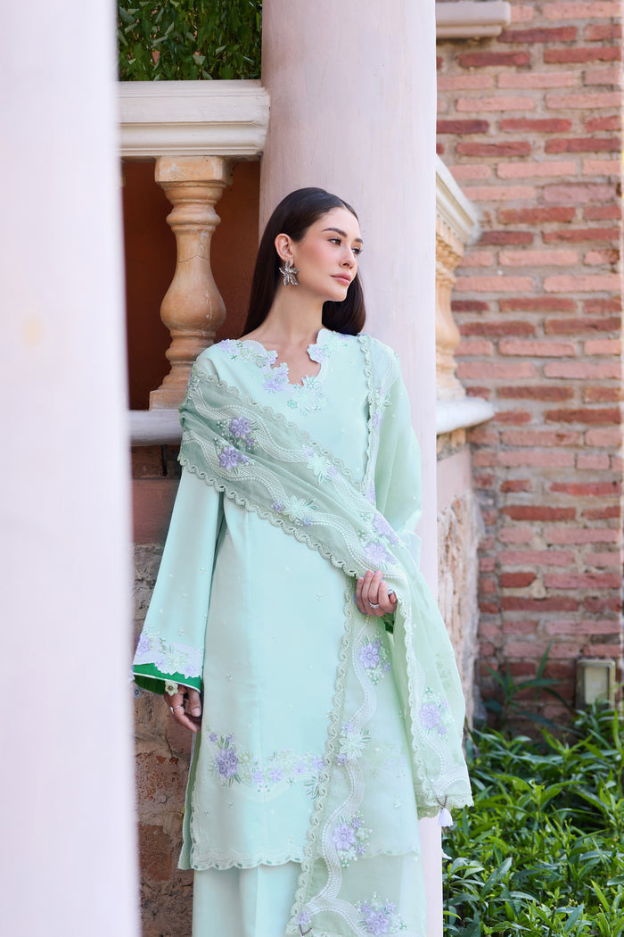 Farasha | Sorine Summer 26 | Misty Mint - by Libasekhas UK - Registered Vendor of : Farasha - 100% Original Designer Dress