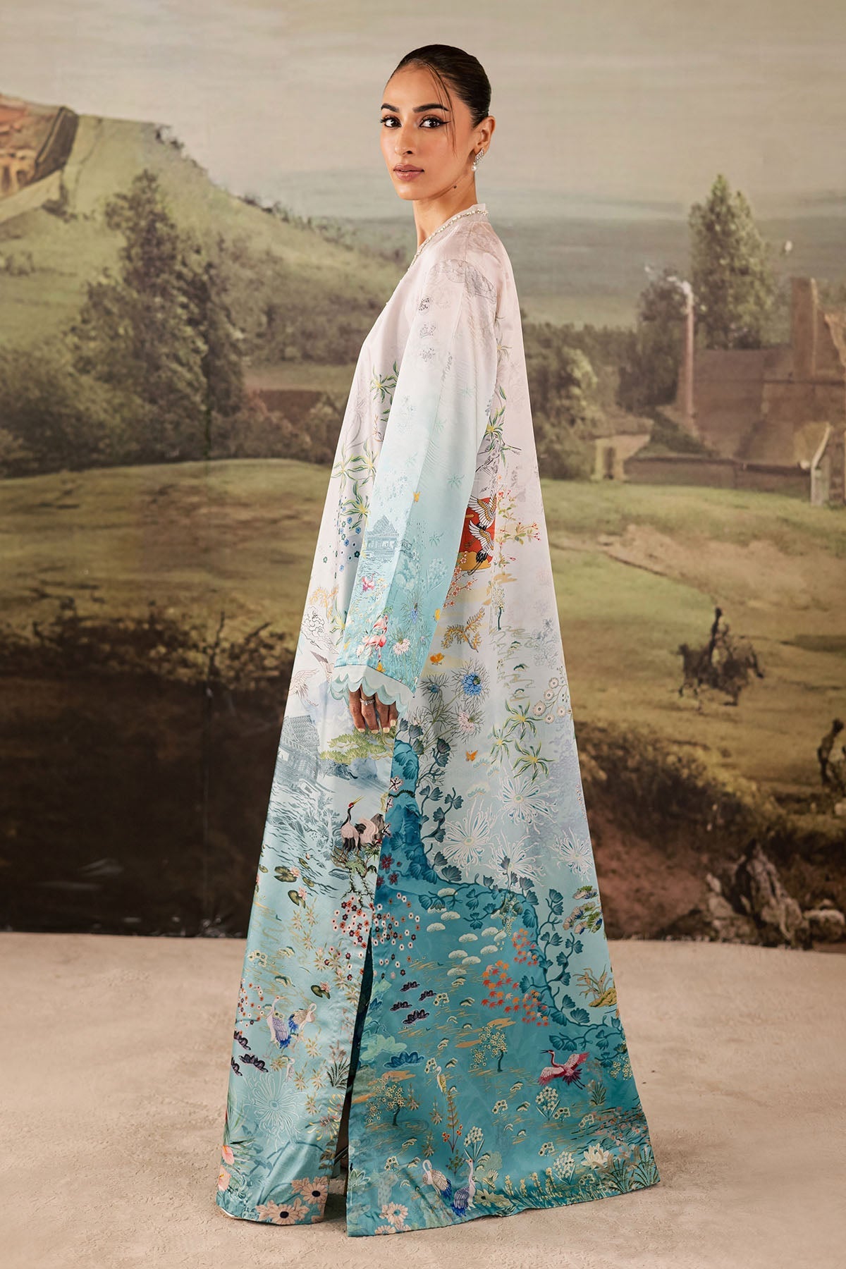 Nureh | Shades of Winter | NP-672 - by Libasekhas UK - Registered Vendor of : Nureh - 100% Original Designer Dress