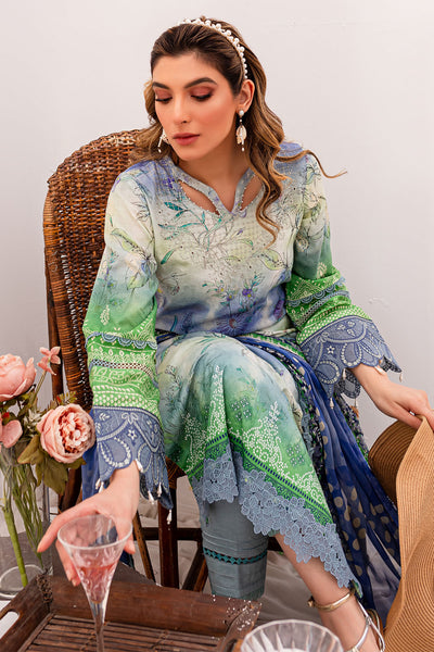 Nureh | Gardenia Lawn 24 | NSG-147 - by - Libasekhas UK - Registered Vendor of : Nureh - 100% Original Designer Dresss