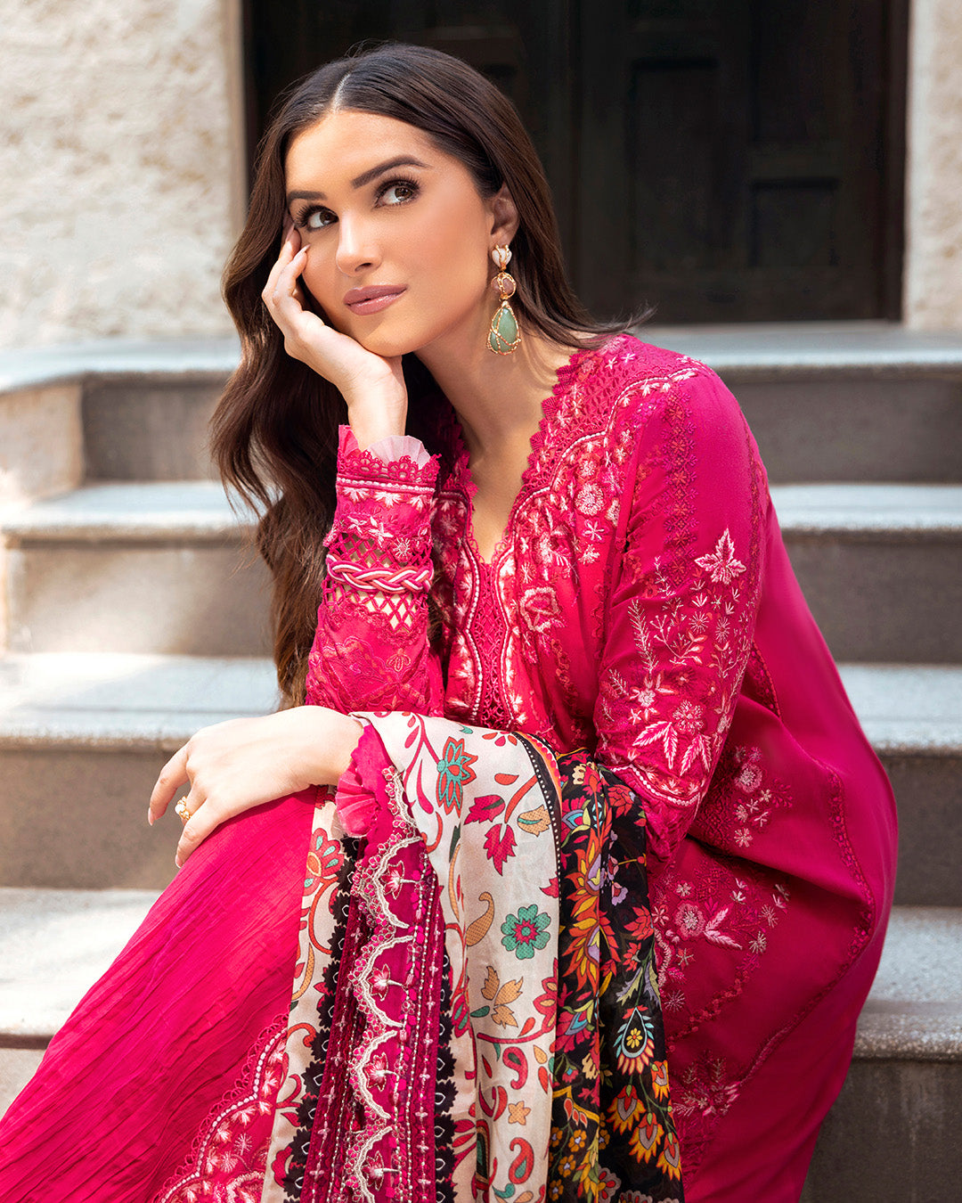 Faiza Saqlain | Zinnia Lawn 25 | Varda - by - Libasekhas UK - Registered Vendor of : Faiza Saqlain - 100% Original Designer Dresss