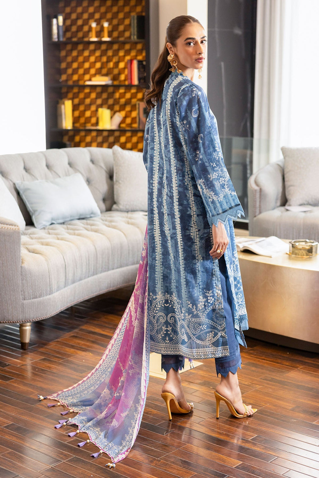 Nureh | Printed lawn 25 | SP-119 - by - Libasekhas UK - Registered Vendor of : Nureh - 100% Original Designer Dresss