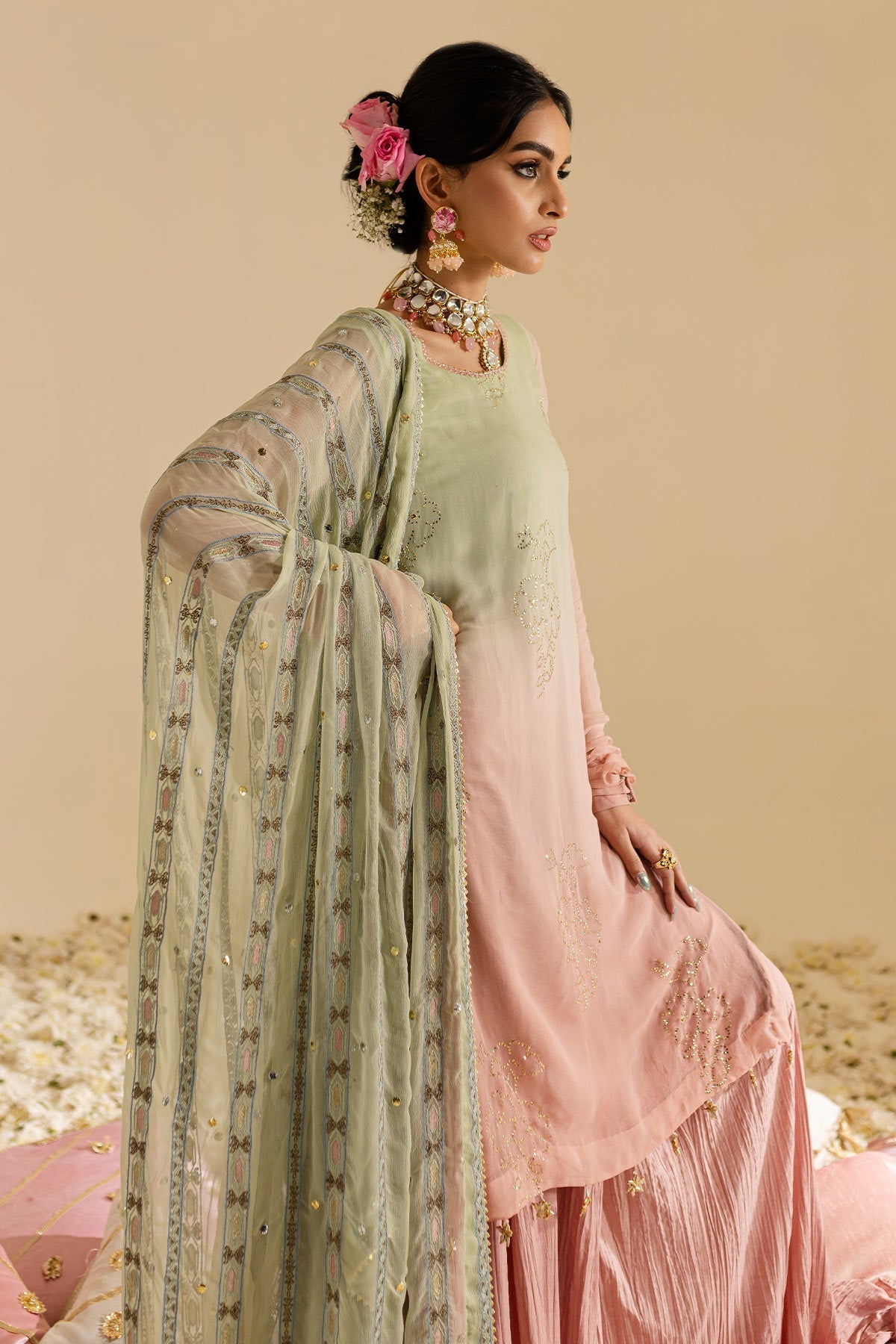 Nureh | Mukeshkari Formals | MK-07 - by - Libasekhas UK - Registered Vendor of : Nureh - 100% Original Designer Dresss
