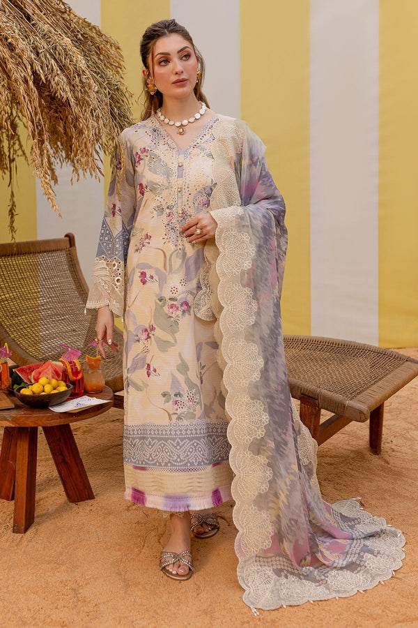 Nureh | Gardenia Lawn 25 | NSG-177 - by - Libasekhas UK - Registered Vendor of : Nureh - 100% Original Designer Dresss
