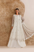 Farasha | Chiffon Threads 26 | Alpine White - by Libasekhas UK - Registered Vendor of : Farasha - 100% Original Designer Dress