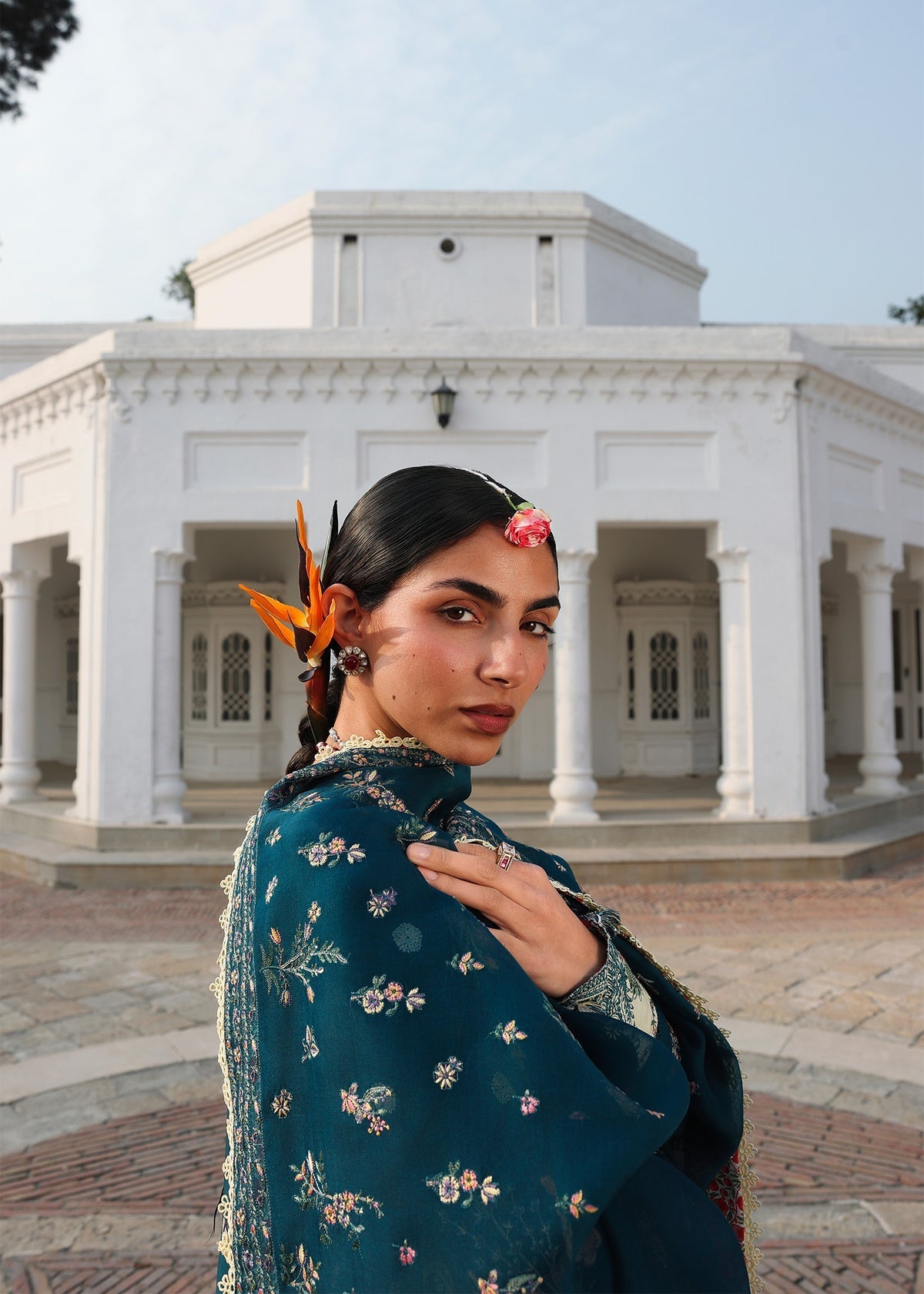 Hussain Rehar | Kalabagh Luxury Lawn 26 | Azraq - by Libasekhas UK - Registered Vendor of : Hussain Rehar - 100% Original Designer Dress