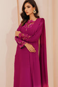 Mina Hasan | Signature Pret | Magenta Garden - by Libasekhas - Registered Vendor of : Mina Hasan - 100% Original Designer Dress